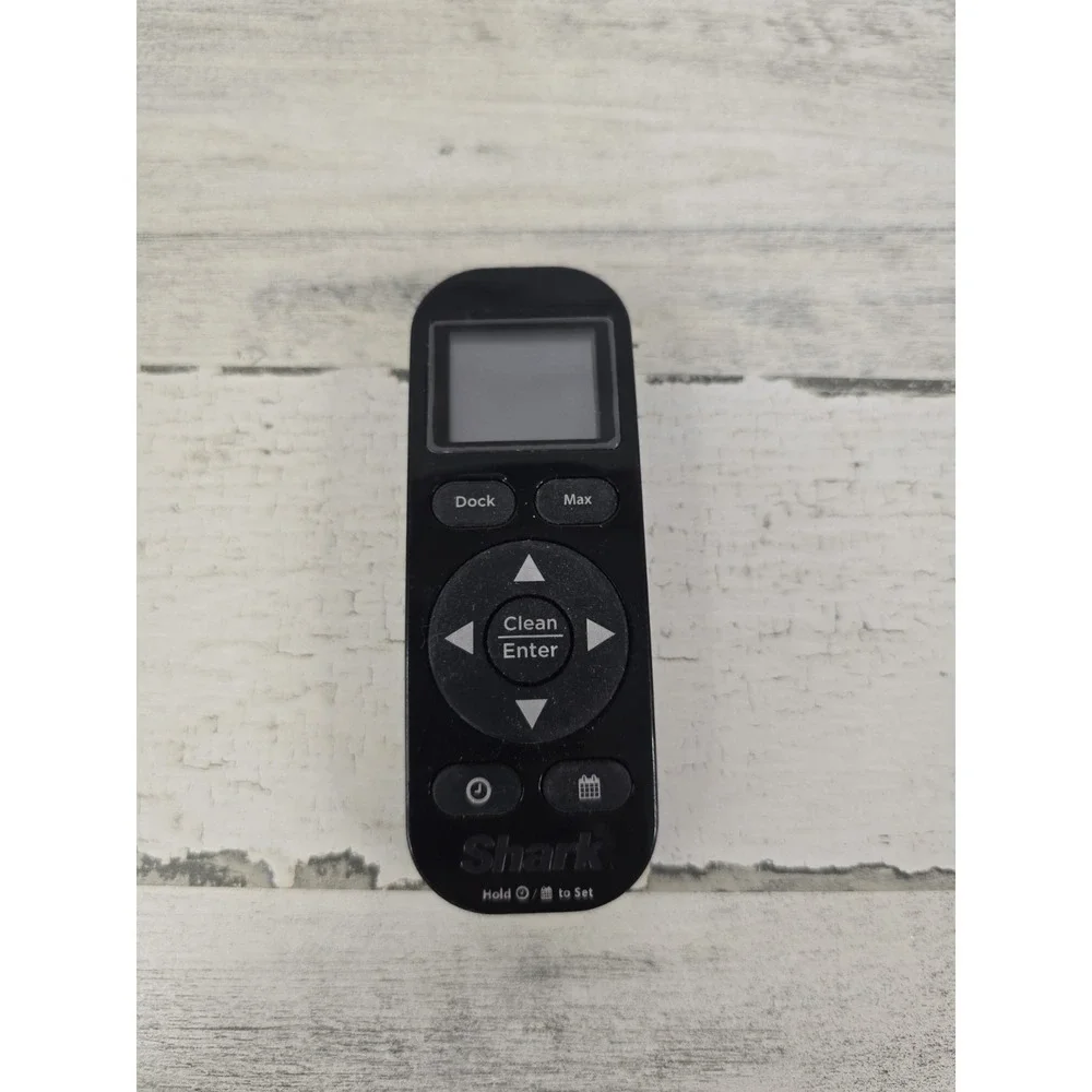 Shark ION Robot Vacuum Remote Control Black with LCD Screen Scheduling Buttons
